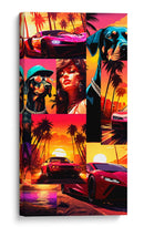 Atardecer al Volante - Puffy Design | Cuadro decorativo de Canvas Lab