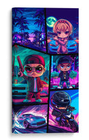 Mini Mafiosos - Puffy Design | Cuadro decorativo de Canvas Lab