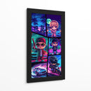 Mini Mafiosos - Puffy Design | Cuadro decorativo de Canvas Lab
