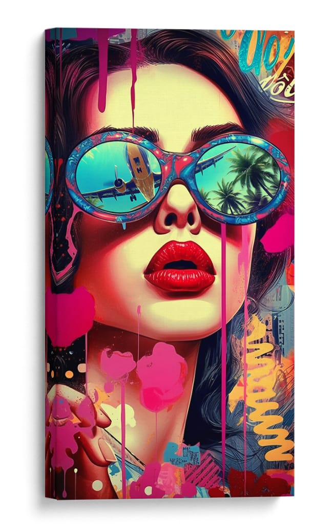 Estilo Jetset - Puffy Design | Cuadro decorativo de Canvas Lab