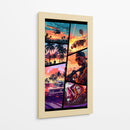 Caos al Atardecer - Puffy Design | Cuadro decorativo de Canvas Lab
