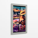 Caos al Atardecer - Puffy Design | Cuadro decorativo de Canvas Lab