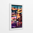 Caos al Atardecer - Puffy Design | Cuadro decorativo de Canvas Lab