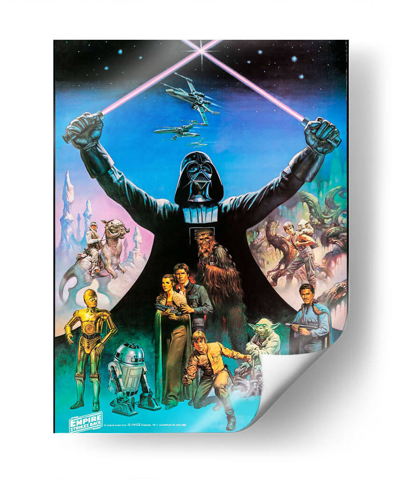 The Empire Strikes Back | Cuadro decorativo de Canvas Lab