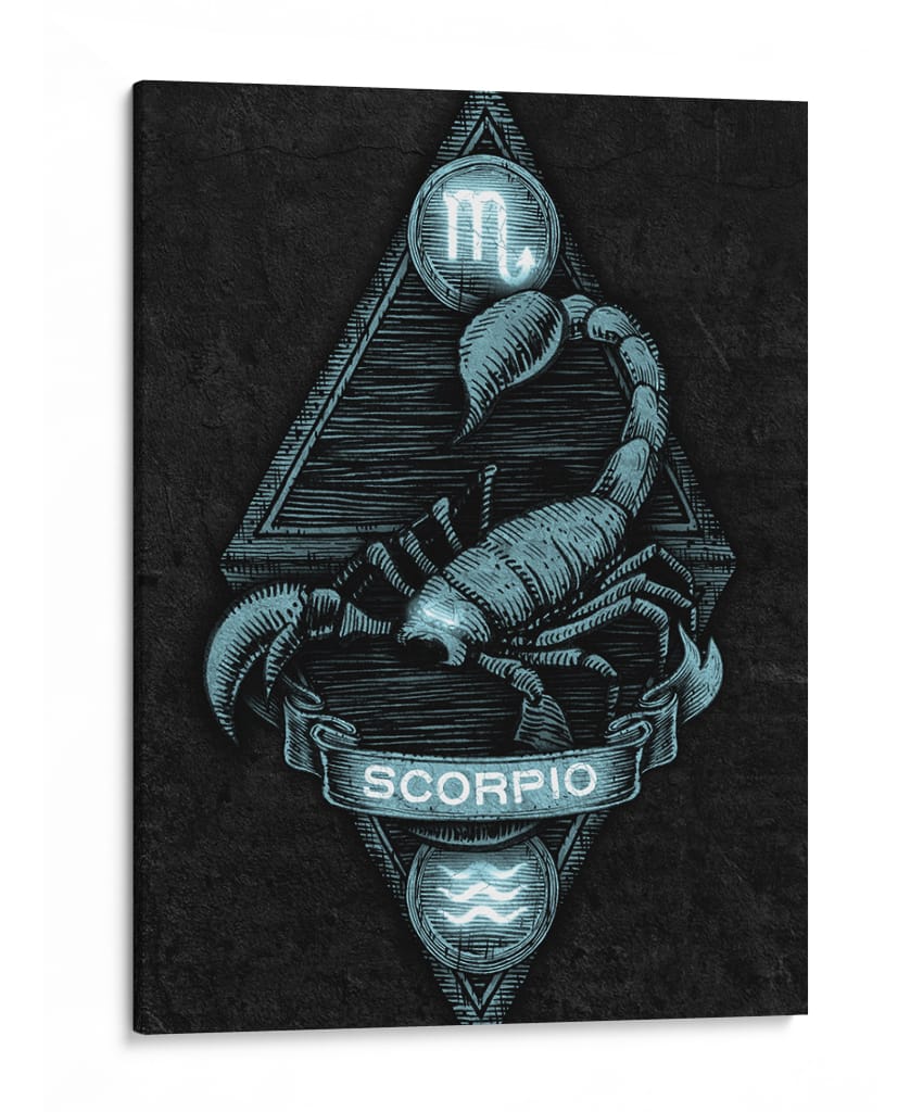 Sombra de Escorpión - Puffy Design | Cuadro decorativo de Canvas Lab