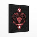La Vanguardia Escarlata - Puffy Design | Cuadro decorativo de Canvas Lab