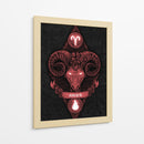 La Vanguardia Escarlata - Puffy Design | Cuadro decorativo de Canvas Lab