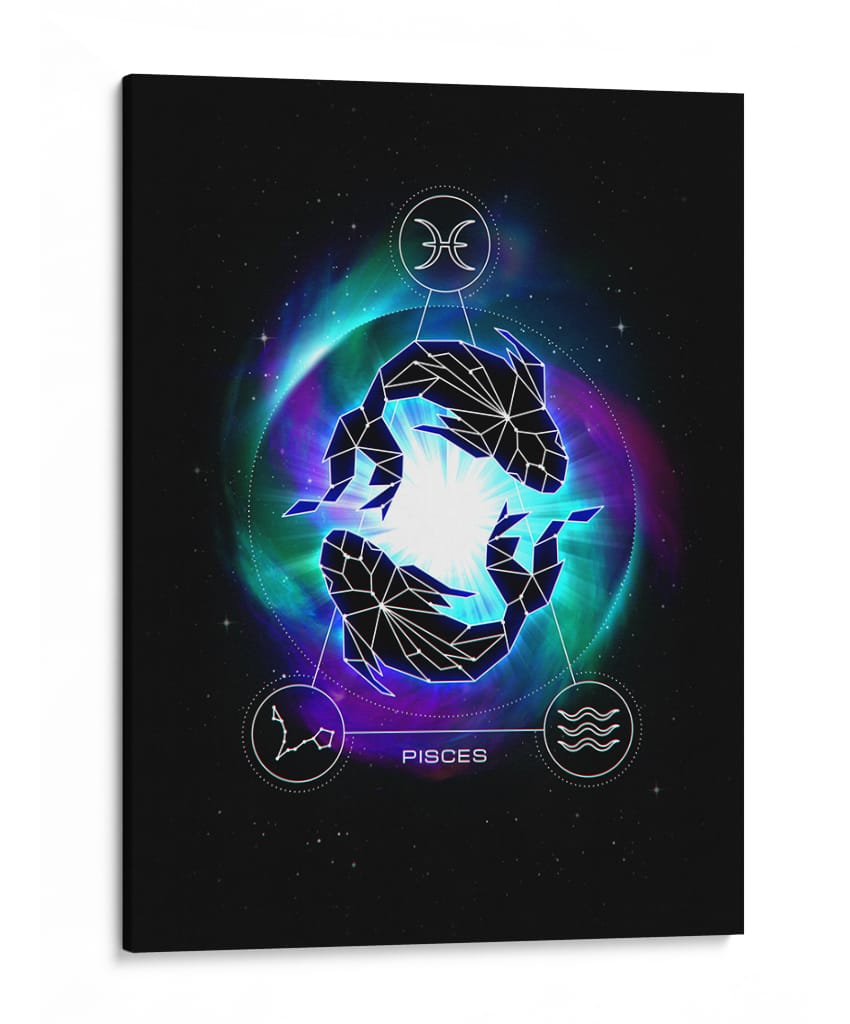 Corrientes Astrales - Puffy Design | Cuadro decorativo de Canvas Lab