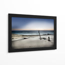 Serenidad en la playa de Driftwood - Mel Brackstone | Cuadro decorativo de Canvas Lab