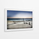 Serenidad en la playa de Driftwood - Mel Brackstone | Cuadro decorativo de Canvas Lab