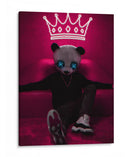 Rey Panda - Puffy Design | Cuadro decorativo de Canvas Lab