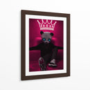 Rey Panda - Puffy Design | Cuadro decorativo de Canvas Lab