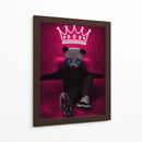 Rey Panda - Puffy Design | Cuadro decorativo de Canvas Lab