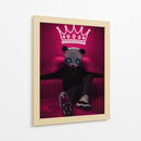 Rey Panda - Puffy Design | Cuadro decorativo de Canvas Lab