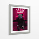 Rey Panda - Puffy Design | Cuadro decorativo de Canvas Lab