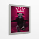 Rey Panda - Puffy Design | Cuadro decorativo de Canvas Lab