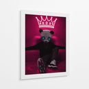 Rey Panda - Puffy Design | Cuadro decorativo de Canvas Lab