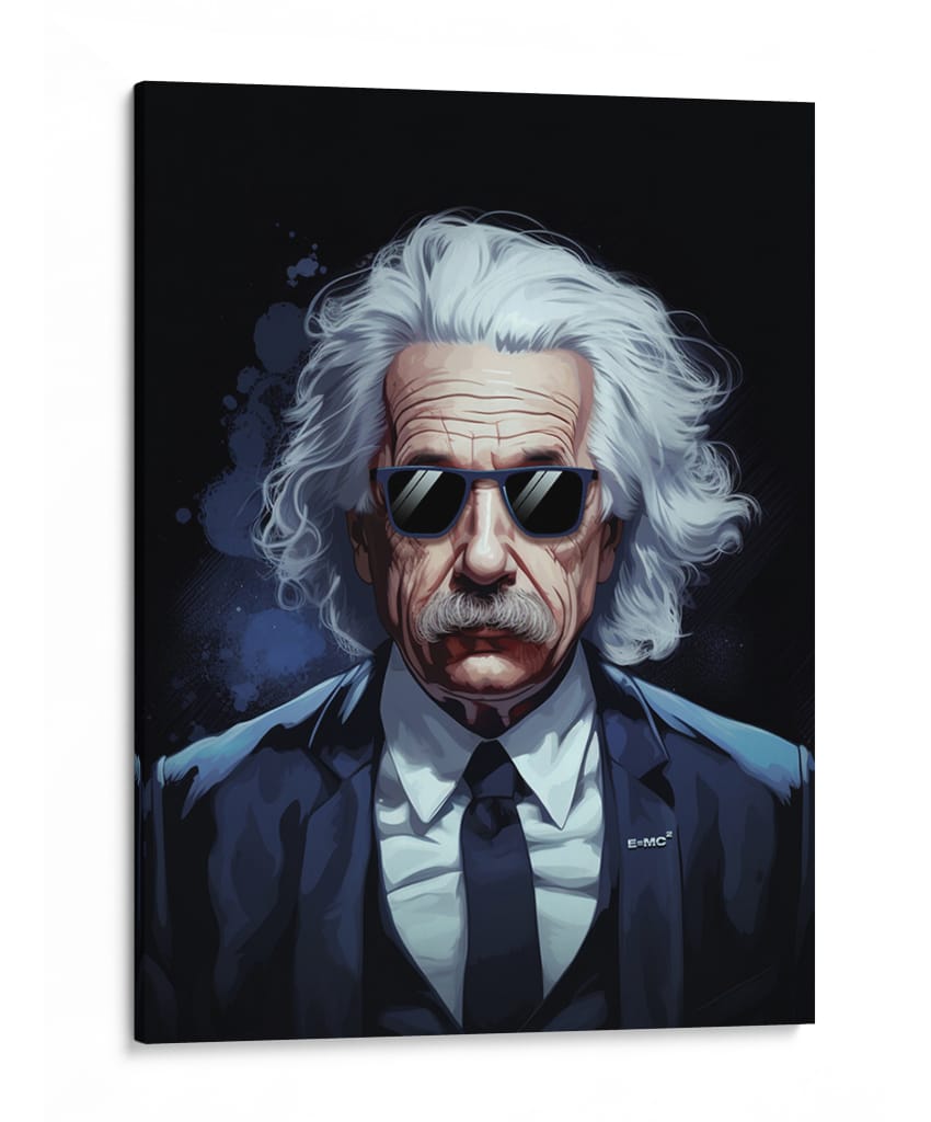 Genio Con Estilo - Puffy Design | Cuadro decorativo de Canvas Lab