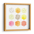 Patrones De Panal I - June Erica Vess | Cuadro decorativo de Canvas Lab