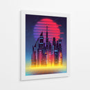 Horizonte de Neón - Puffy Design | Cuadro decorativo de Canvas Lab