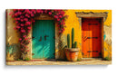 Puertas y Buganvilia - Toddmann | Cuadro decorativo de Canvas Lab