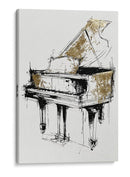 Piano dorado - DIEGO D L | Cuadro decorativo de Canvas Lab