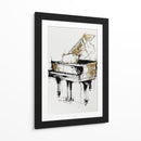 Piano dorado - DIEGO D L | Cuadro decorativo de Canvas Lab