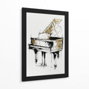 Piano dorado - DIEGO D L | Cuadro decorativo de Canvas Lab