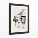 Piano dorado - DIEGO D L | Cuadro decorativo de Canvas Lab