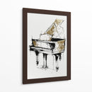 Piano dorado - DIEGO D L | Cuadro decorativo de Canvas Lab