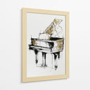 Piano dorado - DIEGO D L | Cuadro decorativo de Canvas Lab