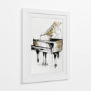 Piano dorado - DIEGO D L | Cuadro decorativo de Canvas Lab