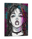 Rebelde Neon - Puffy Design | Cuadro decorativo de Canvas Lab