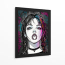 Rebelde Neon - Puffy Design | Cuadro decorativo de Canvas Lab