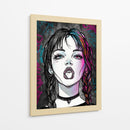 Rebelde Neon - Puffy Design | Cuadro decorativo de Canvas Lab