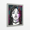 Rebelde Neon - Puffy Design | Cuadro decorativo de Canvas Lab