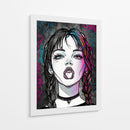 Rebelde Neon - Puffy Design | Cuadro decorativo de Canvas Lab