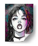 Rebelde Neon - Puffy Design | Cuadro decorativo de Canvas Lab