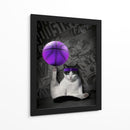 Gato Basket - Puffy Design | Cuadro decorativo de Canvas Lab