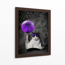 Gato Basket - Puffy Design | Cuadro decorativo de Canvas Lab