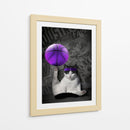 Gato Basket - Puffy Design | Cuadro decorativo de Canvas Lab