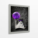 Gato Basket - Puffy Design | Cuadro decorativo de Canvas Lab