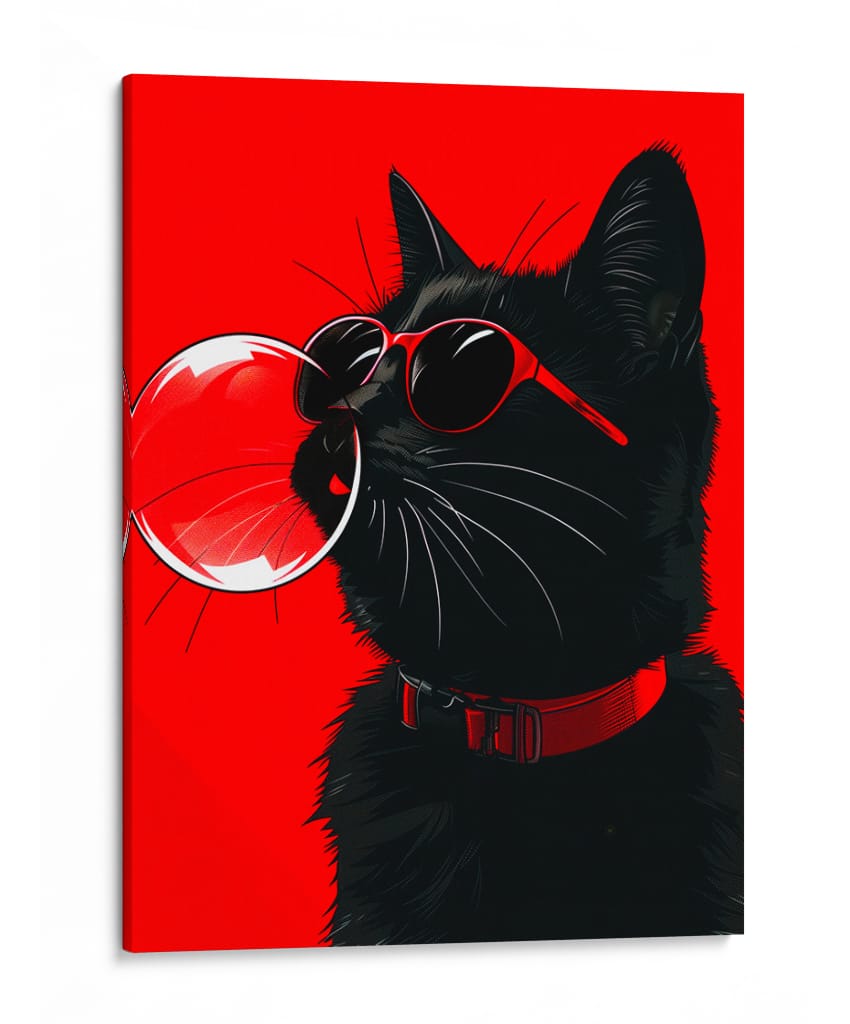 Chicle Negro - Puffy Design | Cuadro decorativo de Canvas Lab