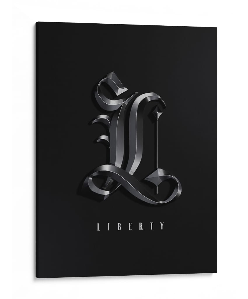 Libertad Oscura - Puffy Design | Cuadro decorativo de Canvas Lab