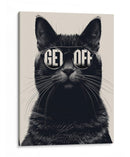 Gato Con Onda - Puffy Design | Cuadro decorativo de Canvas Lab