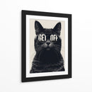 Gato Con Onda - Puffy Design | Cuadro decorativo de Canvas Lab