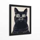 Gato Con Onda - Puffy Design | Cuadro decorativo de Canvas Lab