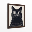 Gato Con Onda - Puffy Design | Cuadro decorativo de Canvas Lab