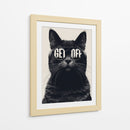 Gato Con Onda - Puffy Design | Cuadro decorativo de Canvas Lab