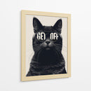 Gato Con Onda - Puffy Design | Cuadro decorativo de Canvas Lab